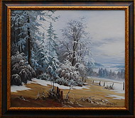 Obrazy - Mlhavé ráno na Jesenicku